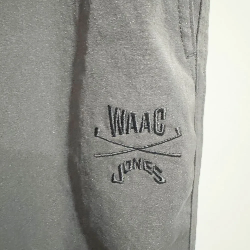 WAAC X Jones Men’s 34 Golf Pants Chinos Dark‎ Gray Style #WMPNX24175–01